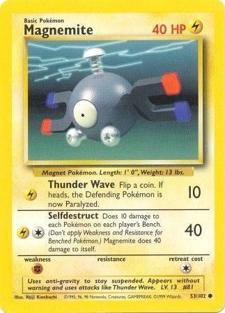 Image for Magnemite (053/102) (Base Set) - Pokemon