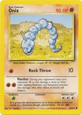 Image for Onix (056/102) (Base Set) - Pokemon