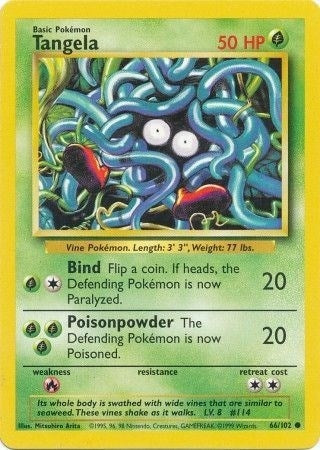 Image for Tangela (066/102) (Base Set) - Pokemon