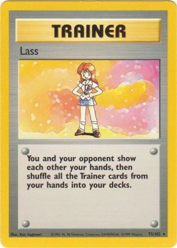 Image for Lass (075/102) (Base Set) - Pokemon