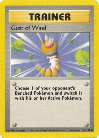 Image for Gust of Wind (093/102) (Base Set) - Pokemon