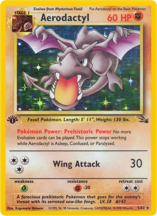 Image for Aerodactyl (1) (01/62) (Fossil) - Pokemon