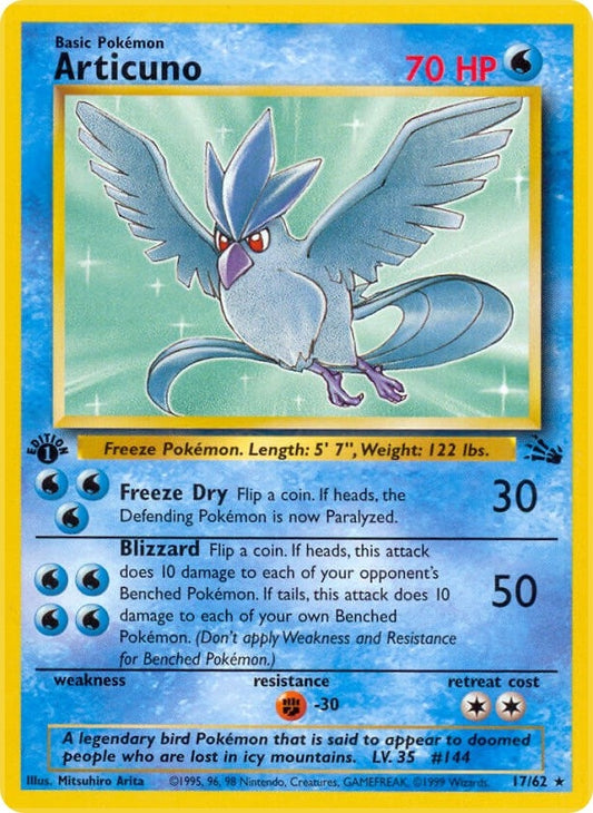 Image for Articuno (17) (17/62) (Fossil) - Pokemon