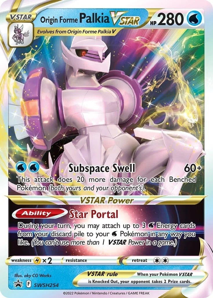 Image for Origin Forme Palkia VSTAR (SWSH254) (SWSH: Sword & Shield Promo Cards) - Pokemon