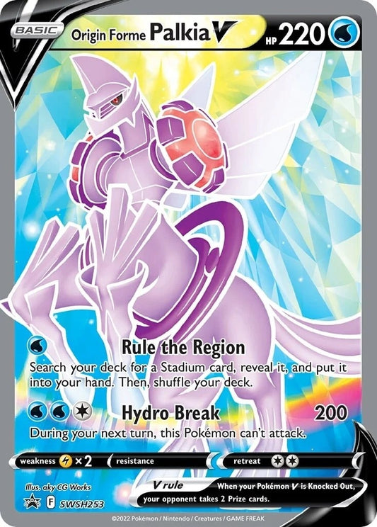 Image for Origin Forme Palkia V (SWSH253) (SWSH: Sword & Shield Promo Cards) - Pokemon