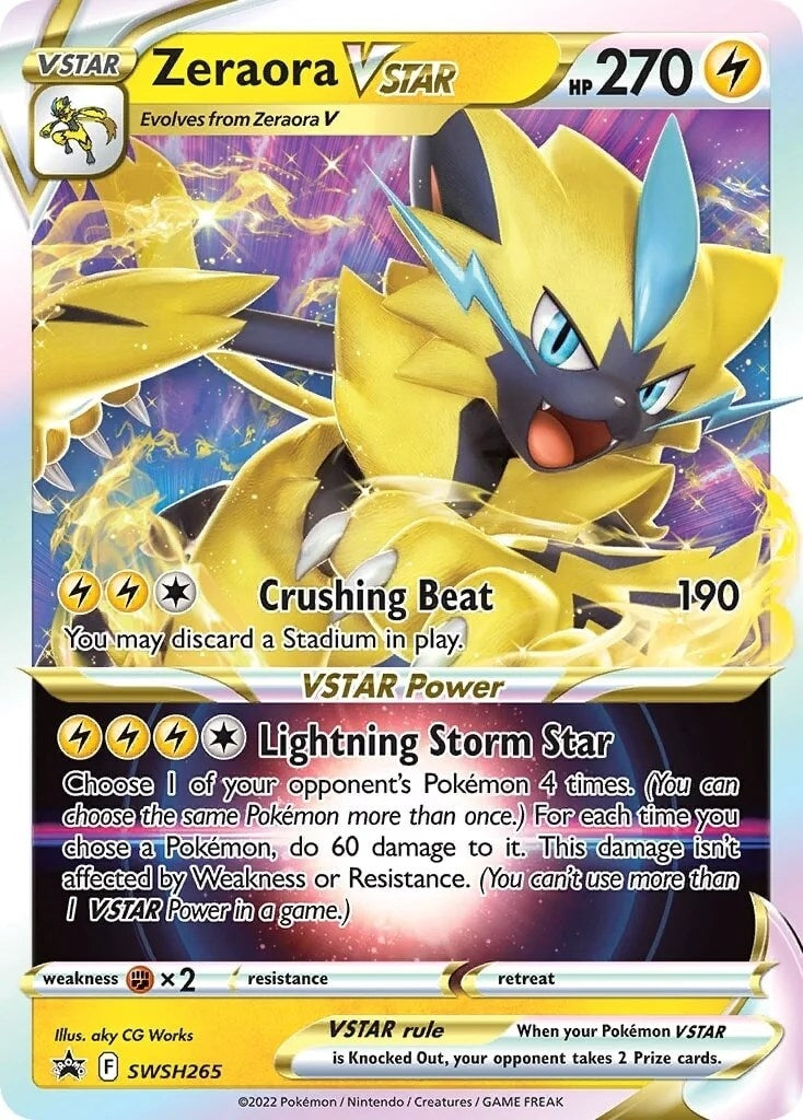 Image for Zeraora VSTAR - SWSH265 (SWSH265) (SWSH: Sword & Shield Promo Cards) - Pokemon