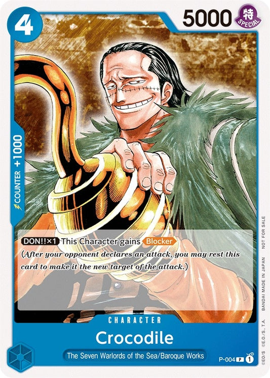 Image for Crocodile (Promotion Pack 2022) (P-004) (One Piece Promotion Cards) - One Piece Card Game