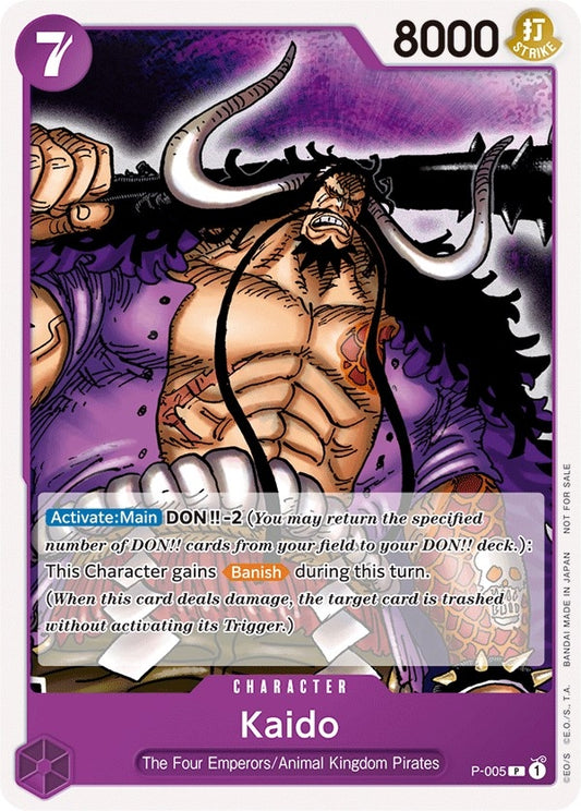 Image for Kaido (Promotion Pack 2022) (P-005) (One Piece Promotion Cards) - One Piece Card Game