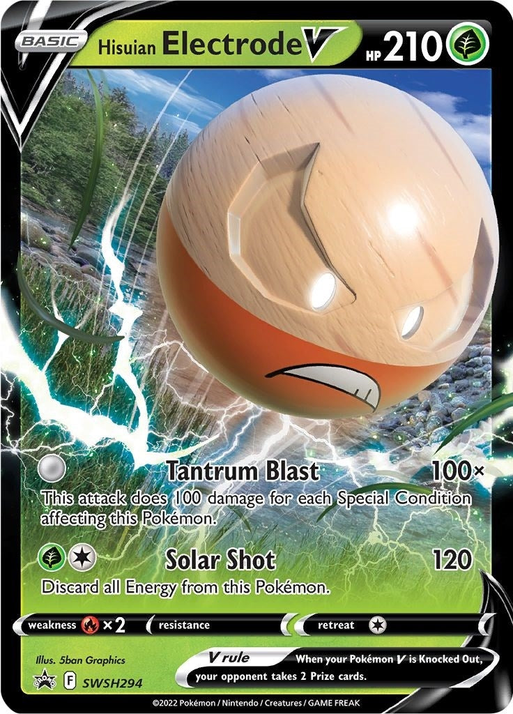 Image for Hisuian Electrode V - SWSH294 (SWSH294) (SWSH: Sword & Shield Promo Cards) - Pokemon
