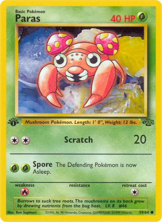 Image for Paras (59/64) (Jungle) - Pokemon