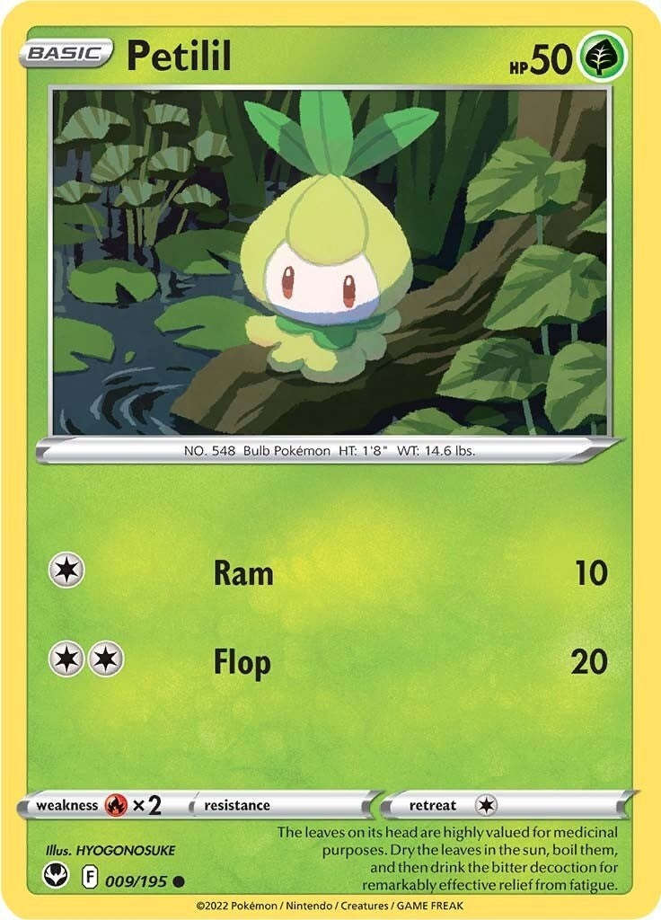 Image for Petilil (009/195) (SWSH12: Silver Tempest) - Pokemon