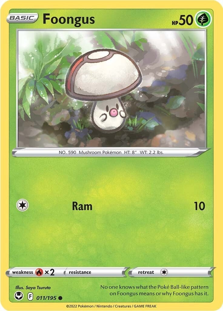 Image for Foongus (011/195) (SWSH12: Silver Tempest) - Pokemon