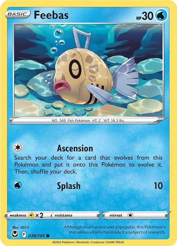 Image for Feebas (039/195) (SWSH12: Silver Tempest) - Pokemon