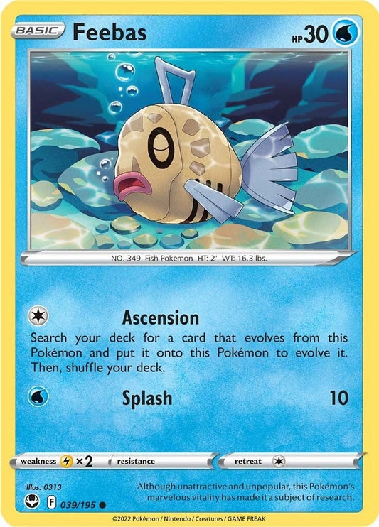 Image for Feebas (039/195) (SWSH12: Silver Tempest) - Pokemon
