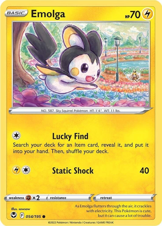Image for Emolga (054/195) (SWSH12: Silver Tempest) - Pokemon