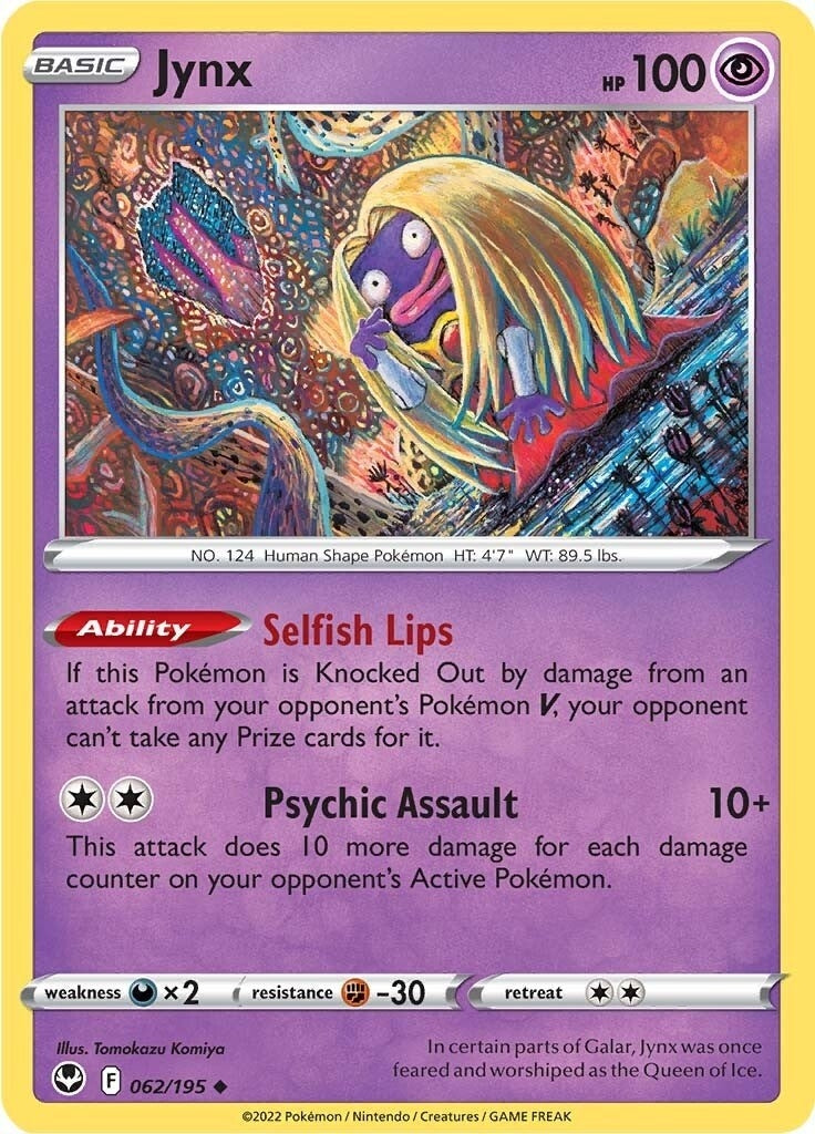 Image for Jynx (062/195) (SWSH12: Silver Tempest) - Pokemon