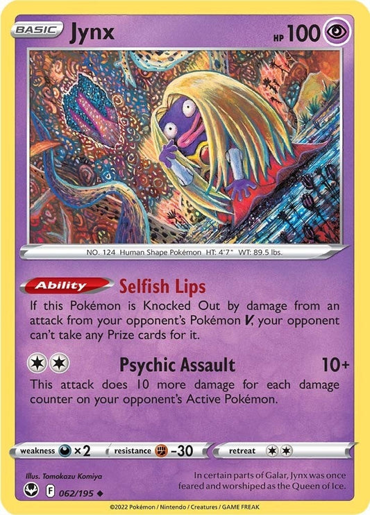 Image for Jynx (062/195) (SWSH12: Silver Tempest) - Pokemon