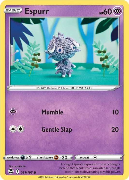 Image for Espurr (081/195) (SWSH12: Silver Tempest) - Pokemon