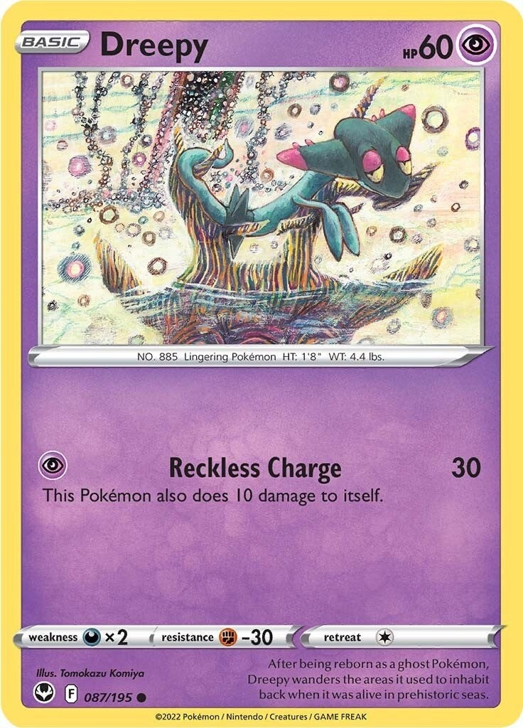 Image for Dreepy (087/195) (SWSH12: Silver Tempest) - Pokemon
