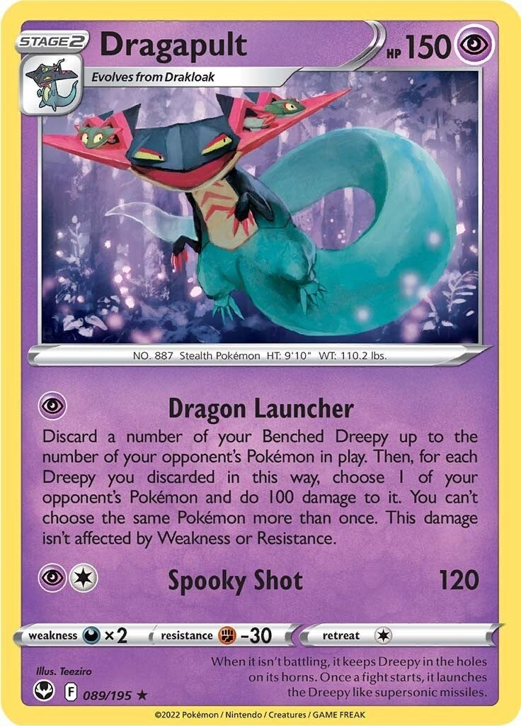 Image for Dragapult (089/195) (SWSH12: Silver Tempest) - Pokemon