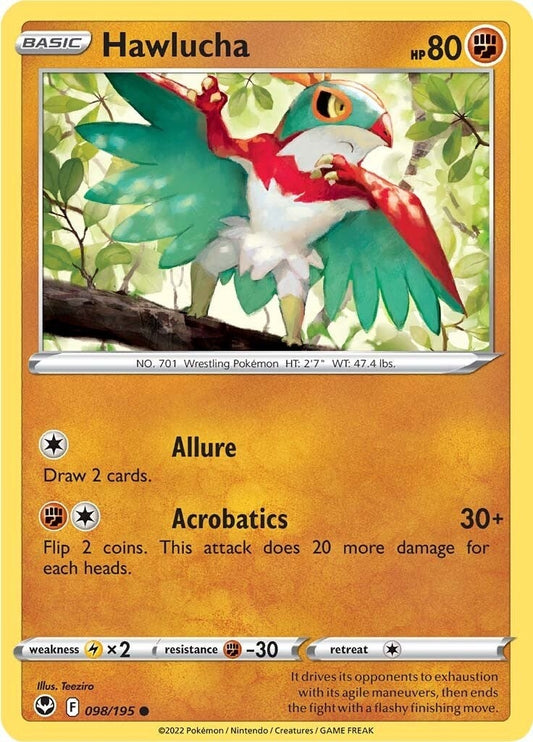 Image for Hawlucha (098/195) (SWSH12: Silver Tempest) - Pokemon
