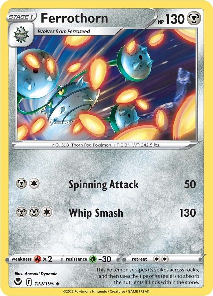 Image for Ferrothorn (122/195) (SWSH12: Silver Tempest) - Pokemon