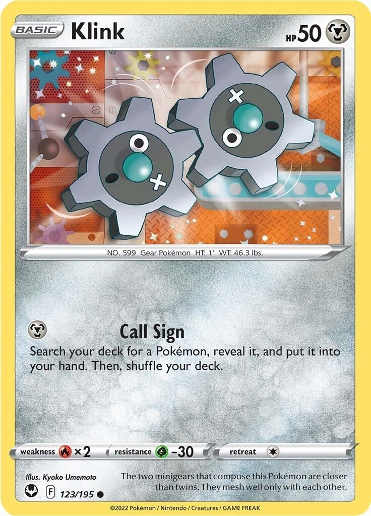 Image for Klink (123/195) (SWSH12: Silver Tempest) - Pokemon