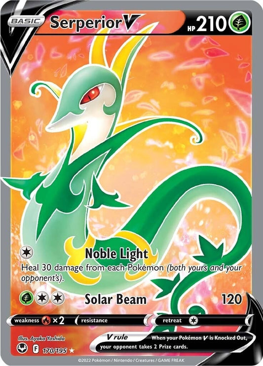 Image for Serperior V (Full Art) (170/195) (SWSH12: Silver Tempest) - Pokemon