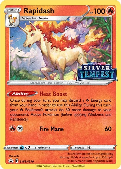 Image for Rapidash - SWSH270 (Prerelease) (SWSH270) (SWSH: Sword & Shield Promo Cards) - Pokemon
