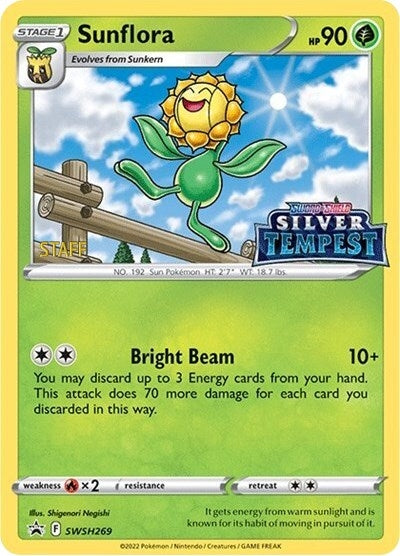 Image for Sunflora - SWSH269 (Prerelease) [STAFF] (SWSH269) (SWSH: Sword & Shield Promo Cards) - Pokemon