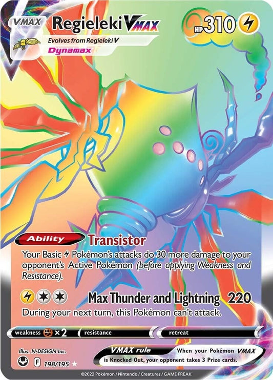 Image for Regieleki VMAX (Secret) (198/195) (SWSH12: Silver Tempest) - Pokemon