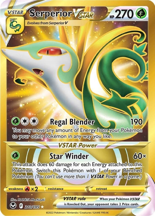 Image for Serperior VSTAR (Secret) (210) (210/195) (SWSH12: Silver Tempest) - Pokemon