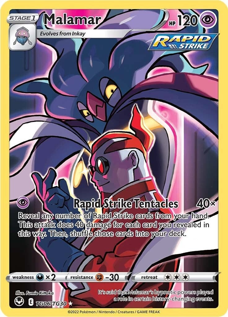 Image for Malamar (TG06/TG30) (SWSH12: Silver Tempest Trainer Gallery) - Pokemon