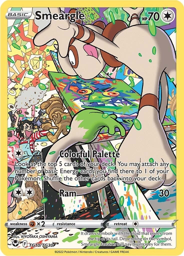 Image for Smeargle (TG10/TG30) (SWSH12: Silver Tempest Trainer Gallery) - Pokemon