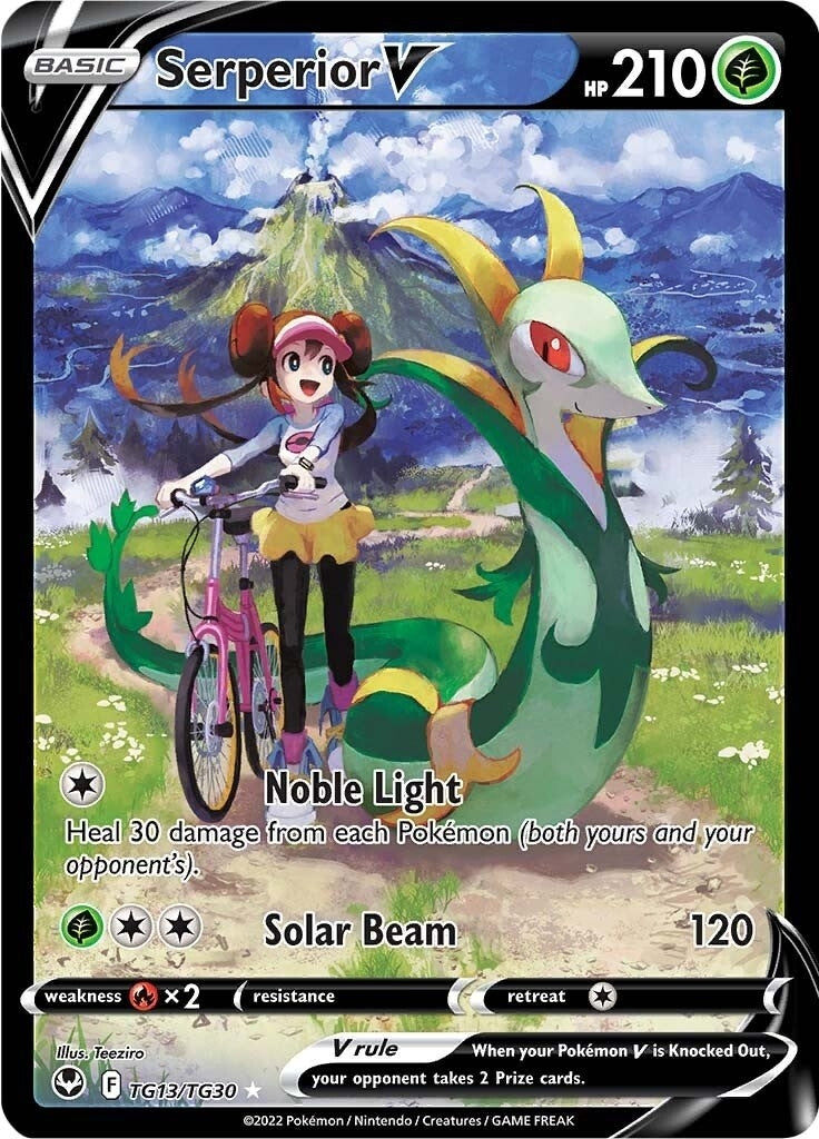 Image for Serperior V (TG13/TG30) (SWSH12: Silver Tempest Trainer Gallery) - Pokemon