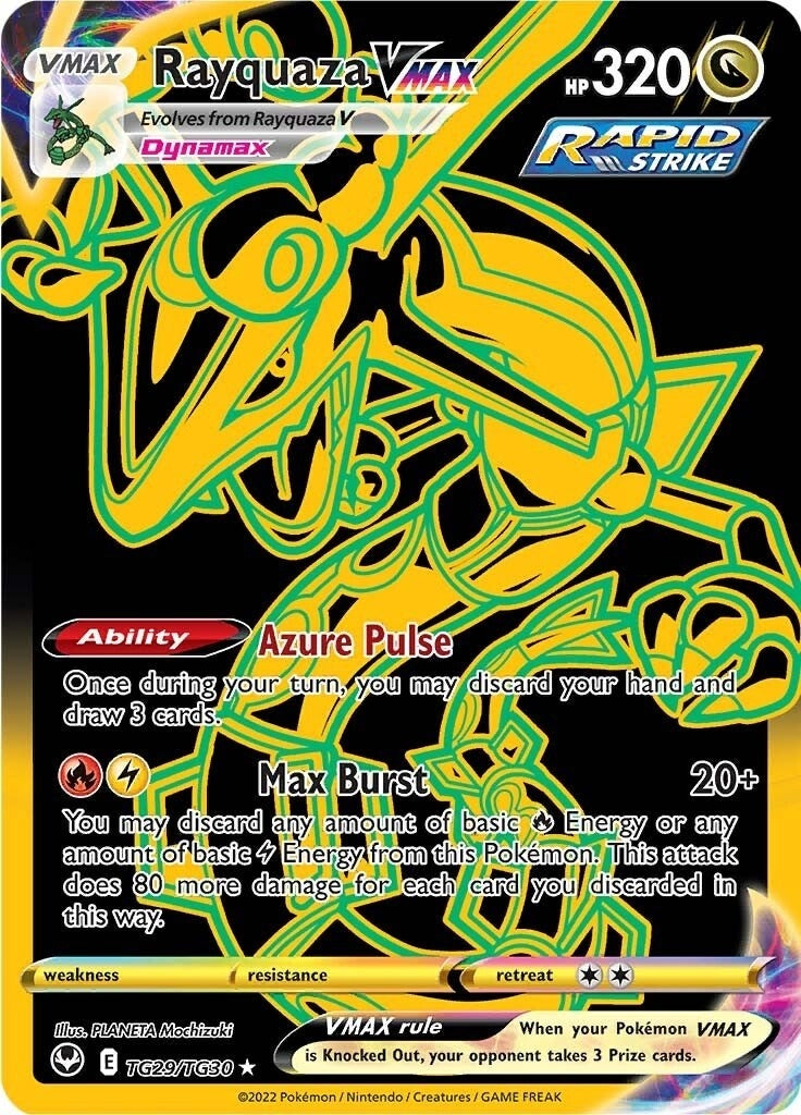 Image for Rayquaza VMAX (Secret) (TG29/TG30) (SWSH12: Silver Tempest Trainer Gallery) - Pokemon
