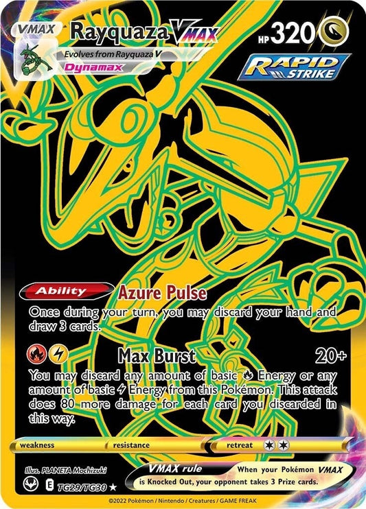 Image for Rayquaza VMAX (Secret) (TG29/TG30) (SWSH12: Silver Tempest Trainer Gallery) - Pokemon