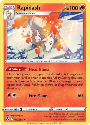 Image for Rapidash (022/195) (Deck Exclusives) - Pokemon