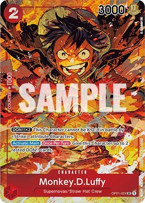 Image for Monkey.D.Luffy (024) (Parallel) (OP01-024) (Romance Dawn) - One Piece Card Game