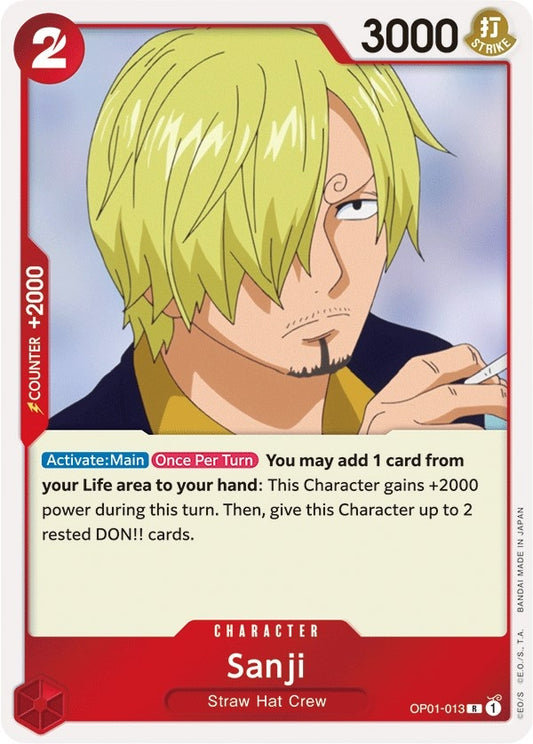 Image for Sanji (OP01-013) (Romance Dawn) - One Piece Card Game