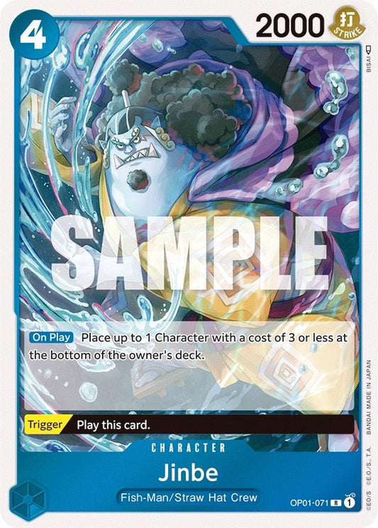 Image for Jinbe (071) (OP01-071) (Romance Dawn) - One Piece Card Game