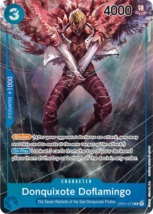 Image for Donquixote Doflamingo (073) (Parallel) (OP01-073) (Romance Dawn) - One Piece Card Game