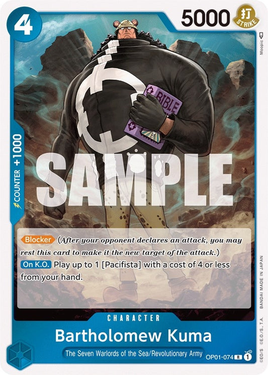 Image for Bartholomew Kuma (OP01-074) (Romance Dawn) - One Piece Card Game