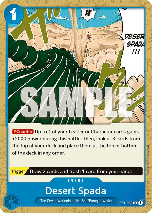 Image for Desert Spada (OP01-088) (Romance Dawn) - One Piece Card Game