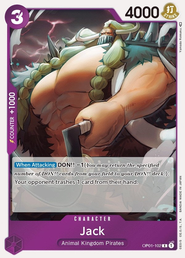 Image for Jack (OP01-102) (Romance Dawn) - One Piece Card Game