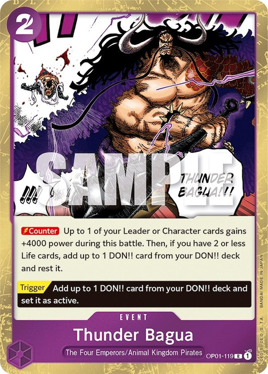 Image for Thunder Bagua (OP01-119) (Romance Dawn) - One Piece Card Game