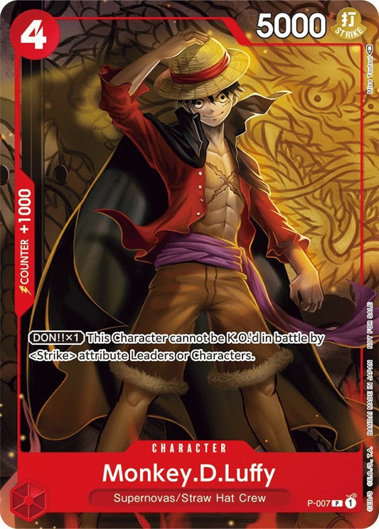 Image for Monkey.D.Luffy - P-007 (Tournament Pack Vol. 1) (P-007) (One Piece Promotion Cards) - One Piece Card Game