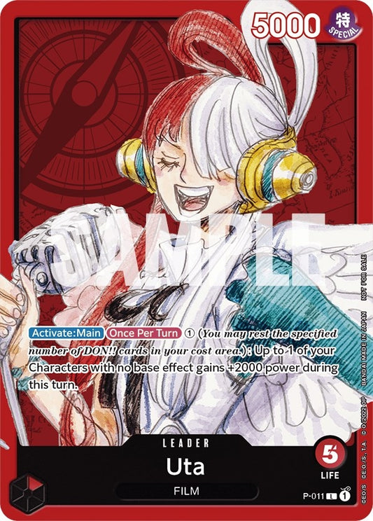 Image for Uta (One Piece Film Red) (P-011) (One Piece Promotion Cards) - One Piece Card Game
