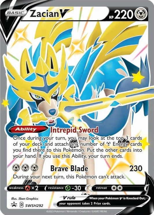 Image for Zacian V (Shiny) - SWSH292 (SWSH292) (SWSH: Sword & Shield Promo Cards) - Pokemon
