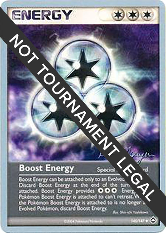 Image for Boost Energy - 2004 (Kevin Nguyen) (145/147) (World Championship Decks) - Pokemon